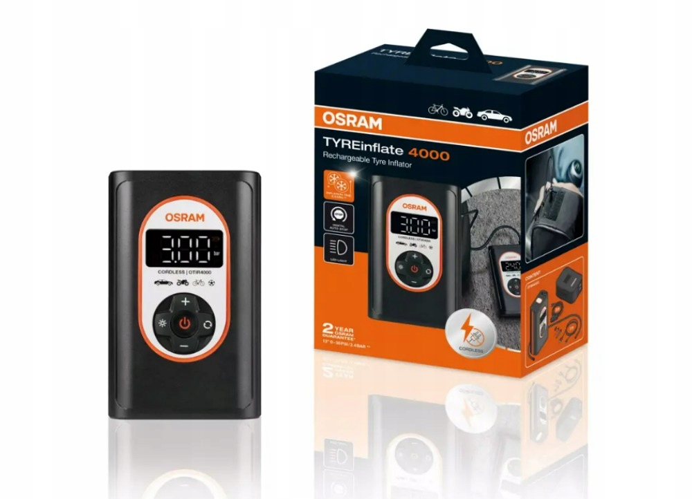 Osram TYREinflate prenosný kompresor, typ 4000