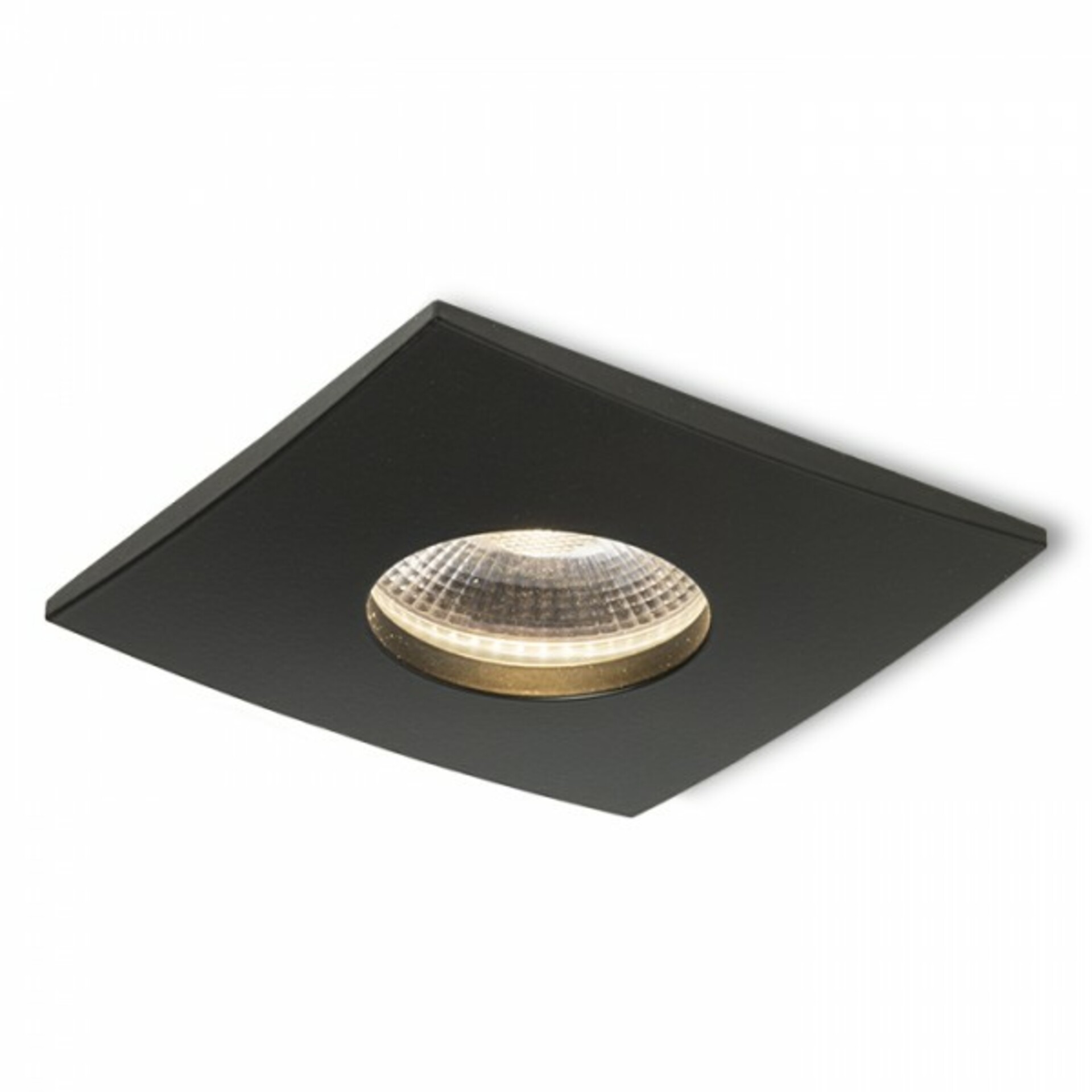 Rendl Waterboy Sq matná čierna Led zápustné svietidlo 10W IP65 3000K