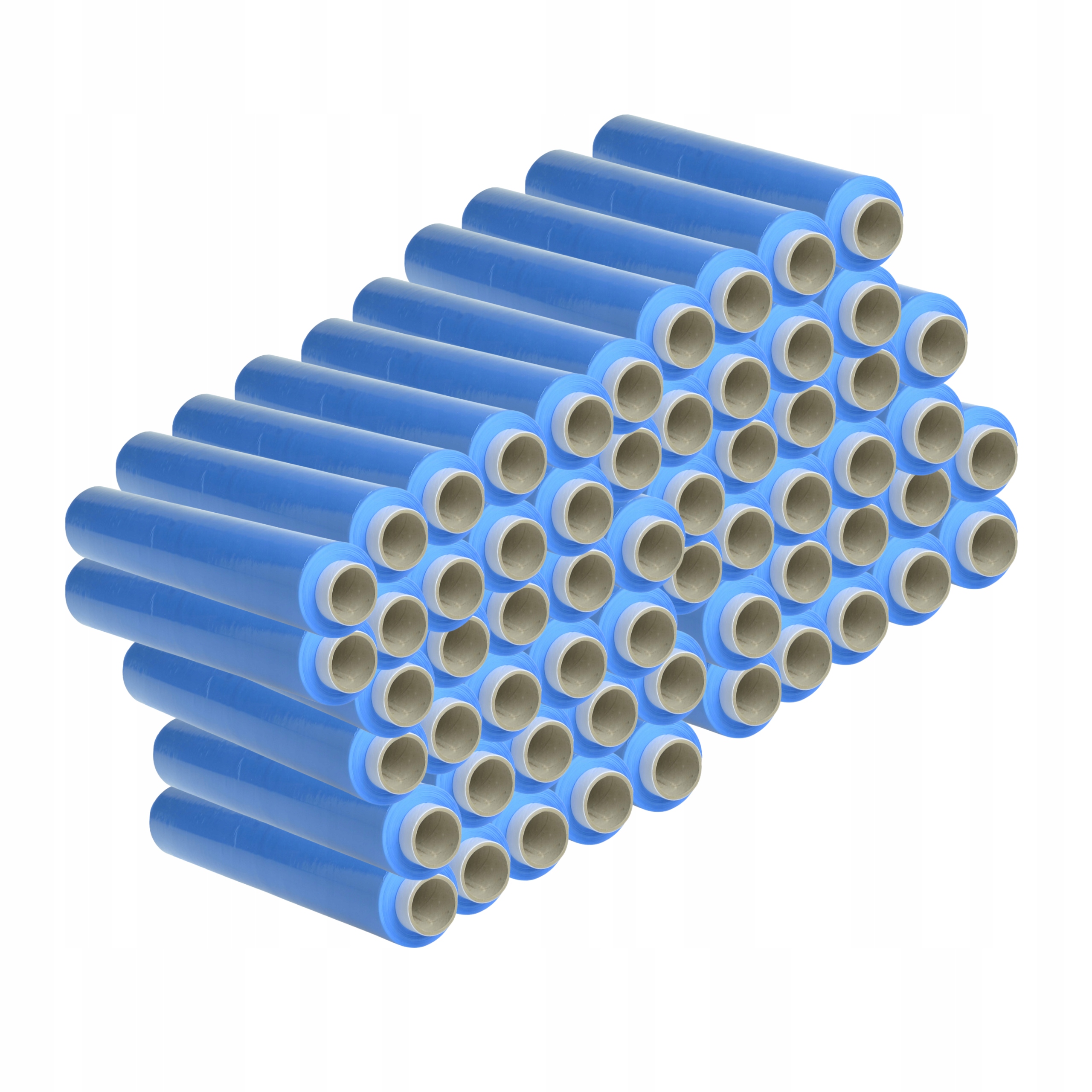 60x FOLIA STRETCH 0,5 kg 250mm TUBA 0,15 kg PÓŁRAP niebieska