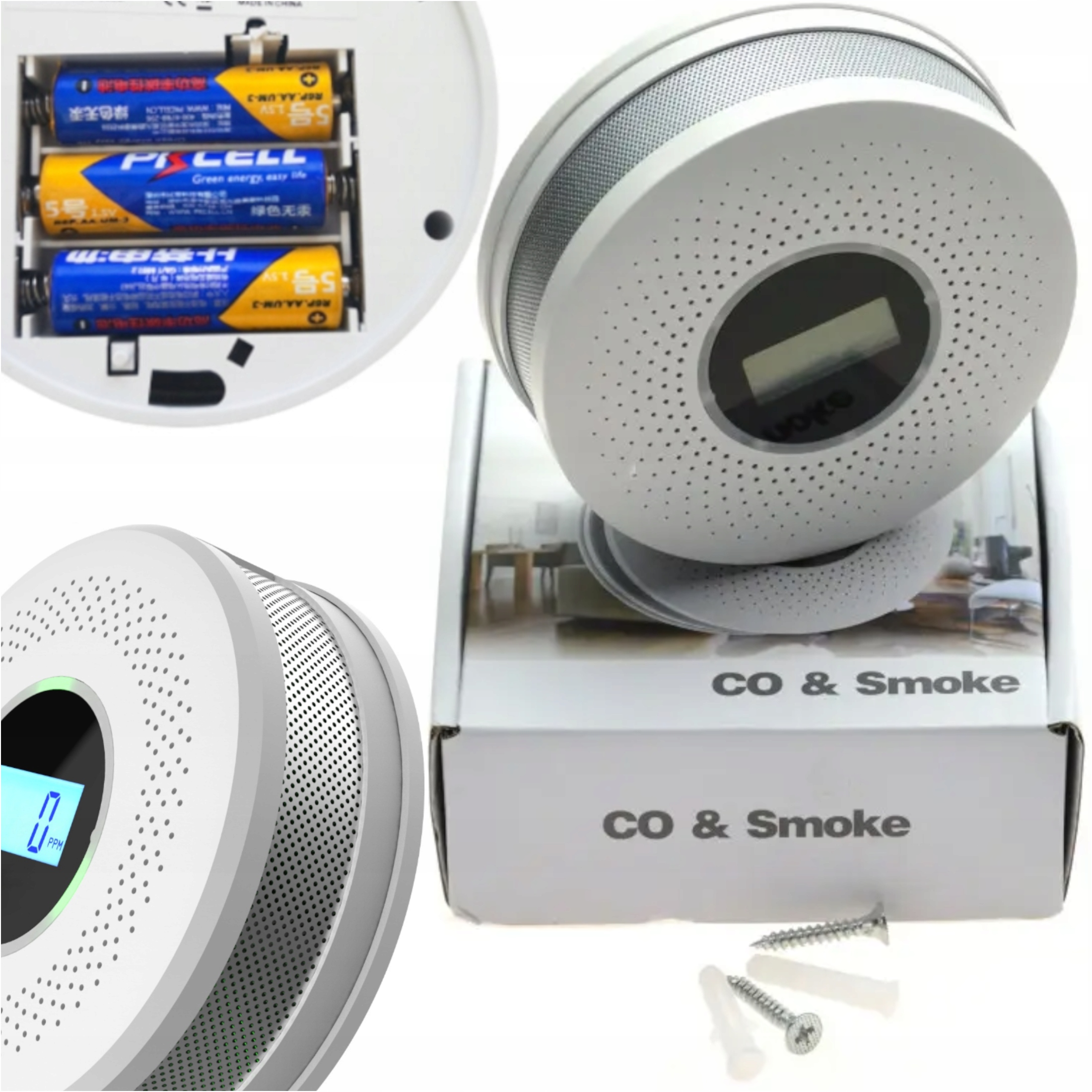 Detektor Čadu Detektor Kouře A Oxidu Uhelnatého (čad A Kouř 2v1)