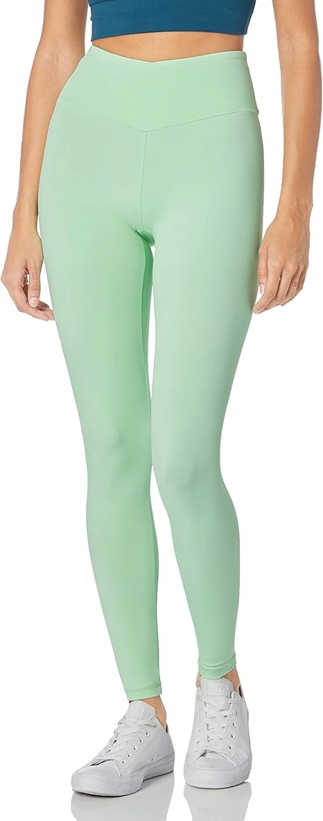 Guess Zelené Legíny S Vysokým Pasem, Hladké Xs Gga