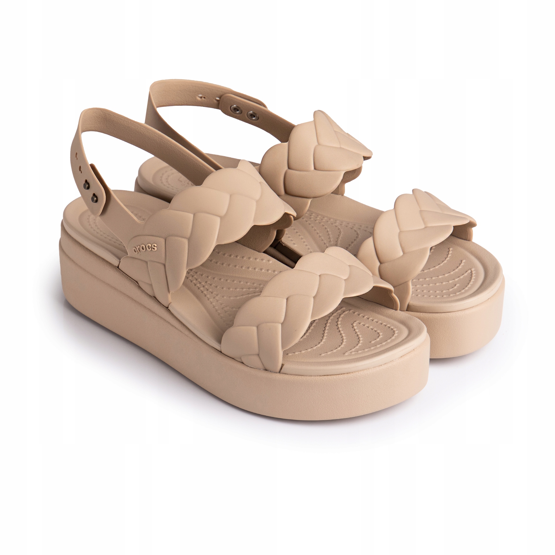 Dámské sandály Crocs Brooklyn Dámské sandály Crocs Brooklyn béžové 36/37