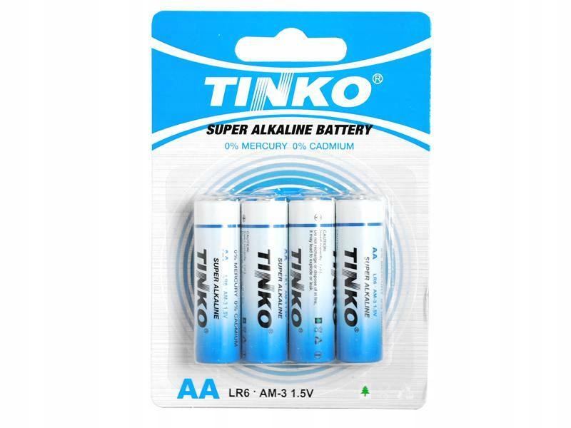 Bateria alkaliczna Tinko AA/LR6 4szt/blister