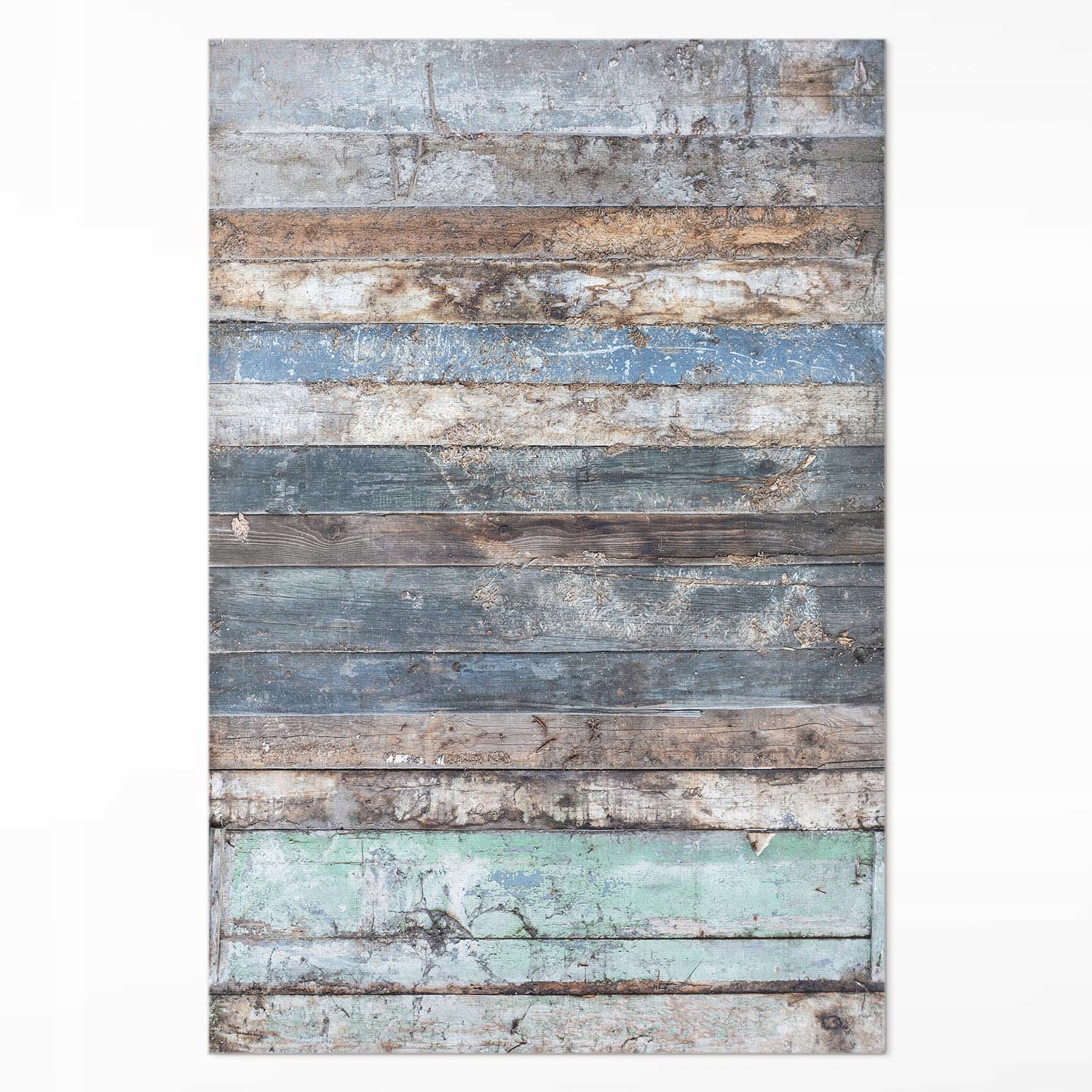 Dekoratívny vinylový koberec Loftový Obtrhané vintage drevené dosky 100 x 150 cm