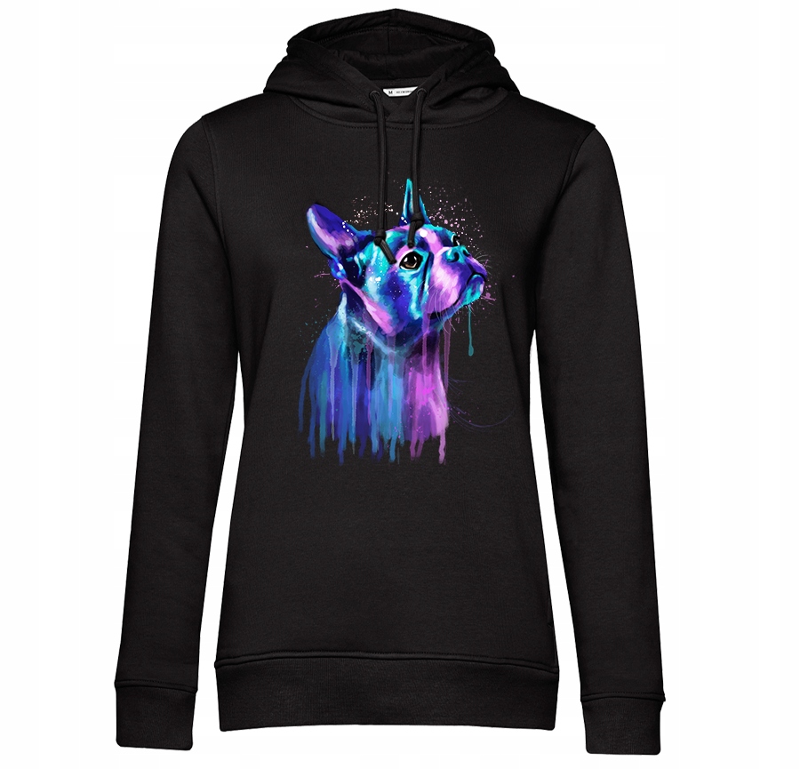 

Bluza damska Boston Terrier Organiczna bawełna L