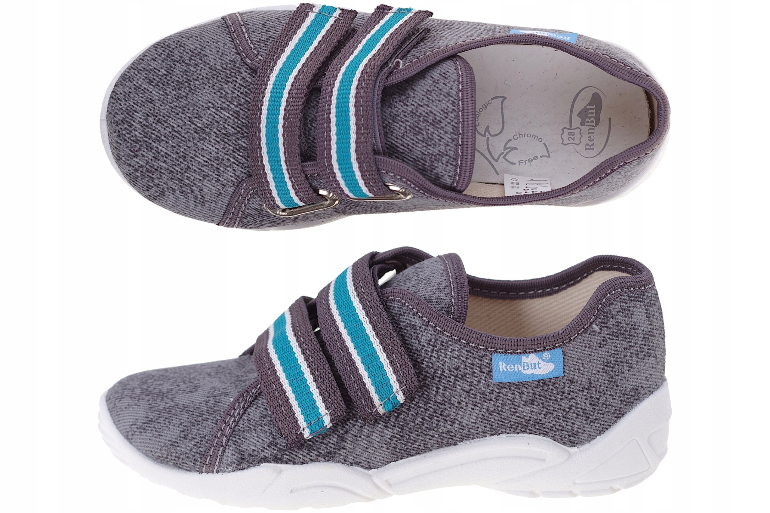 

Renbut kapcie trampki chłopięce 33-374 skóra r. 28