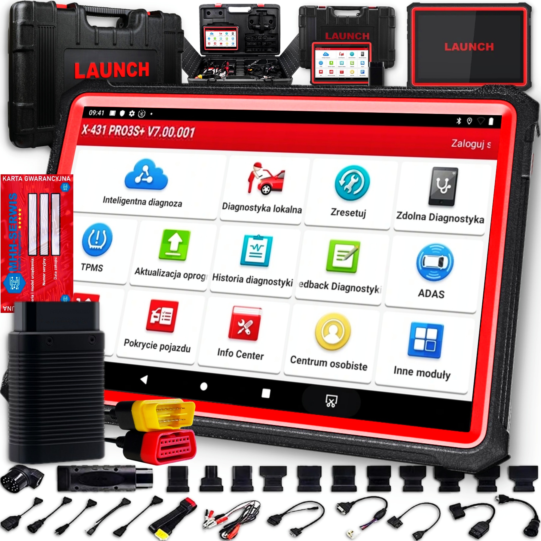 

Launch X431 PRO3S+ V2.0 J.pl 2 Lata Aktualizacja