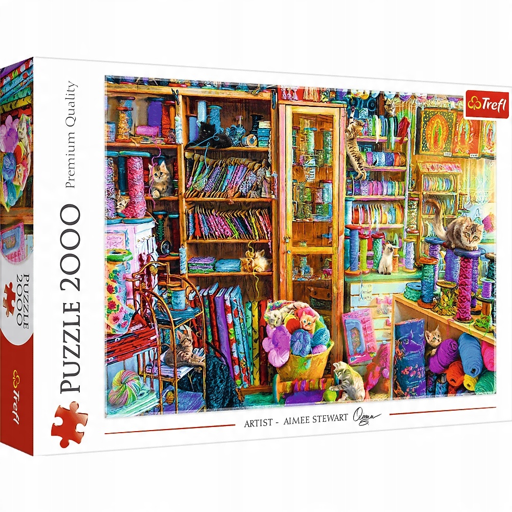 

Puzzle 2000 Koci Raj Trefl 27113