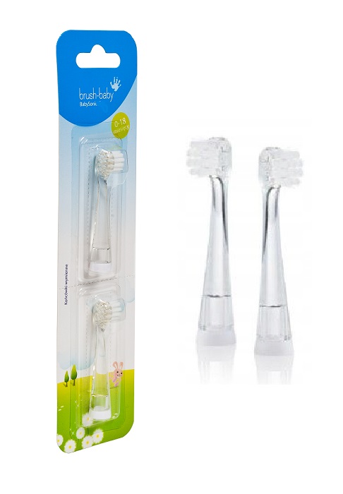 

Brush-baby Końcówki wymienne do BabySonic 0-18 2x
