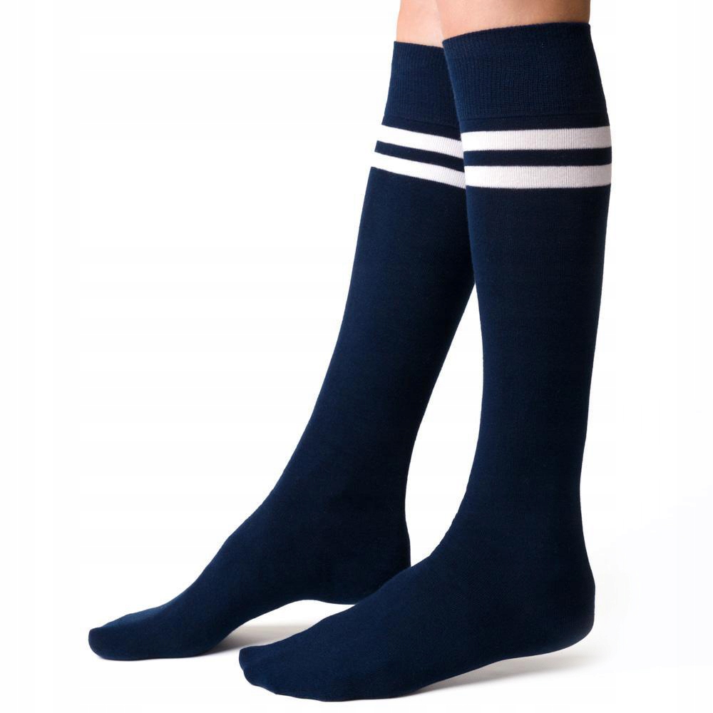 

Steven podkolanówki Bawełna navy 072 Paski 35-37