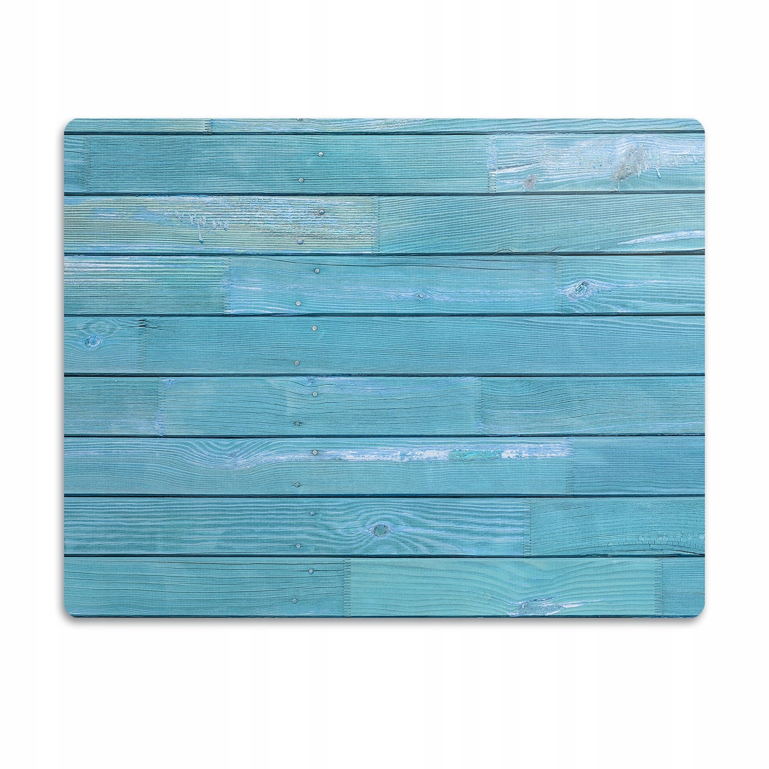 Levně Pro psa podložka pod misku Modrá prkna 90x60