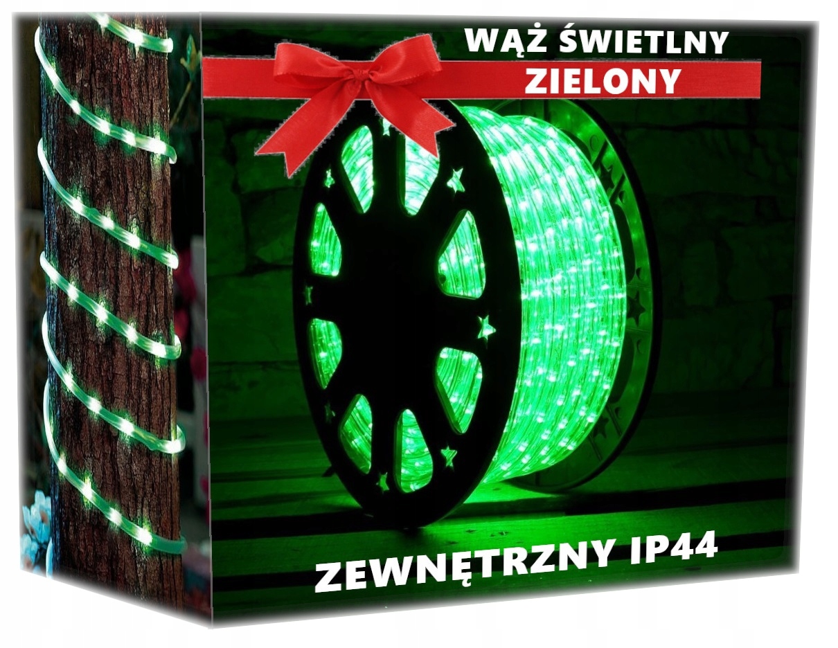 ZASILACZ DO WĘŻA ŚWIETLNEGO LED NA STAŁE 3 żyłowy Długość sznura 1 m