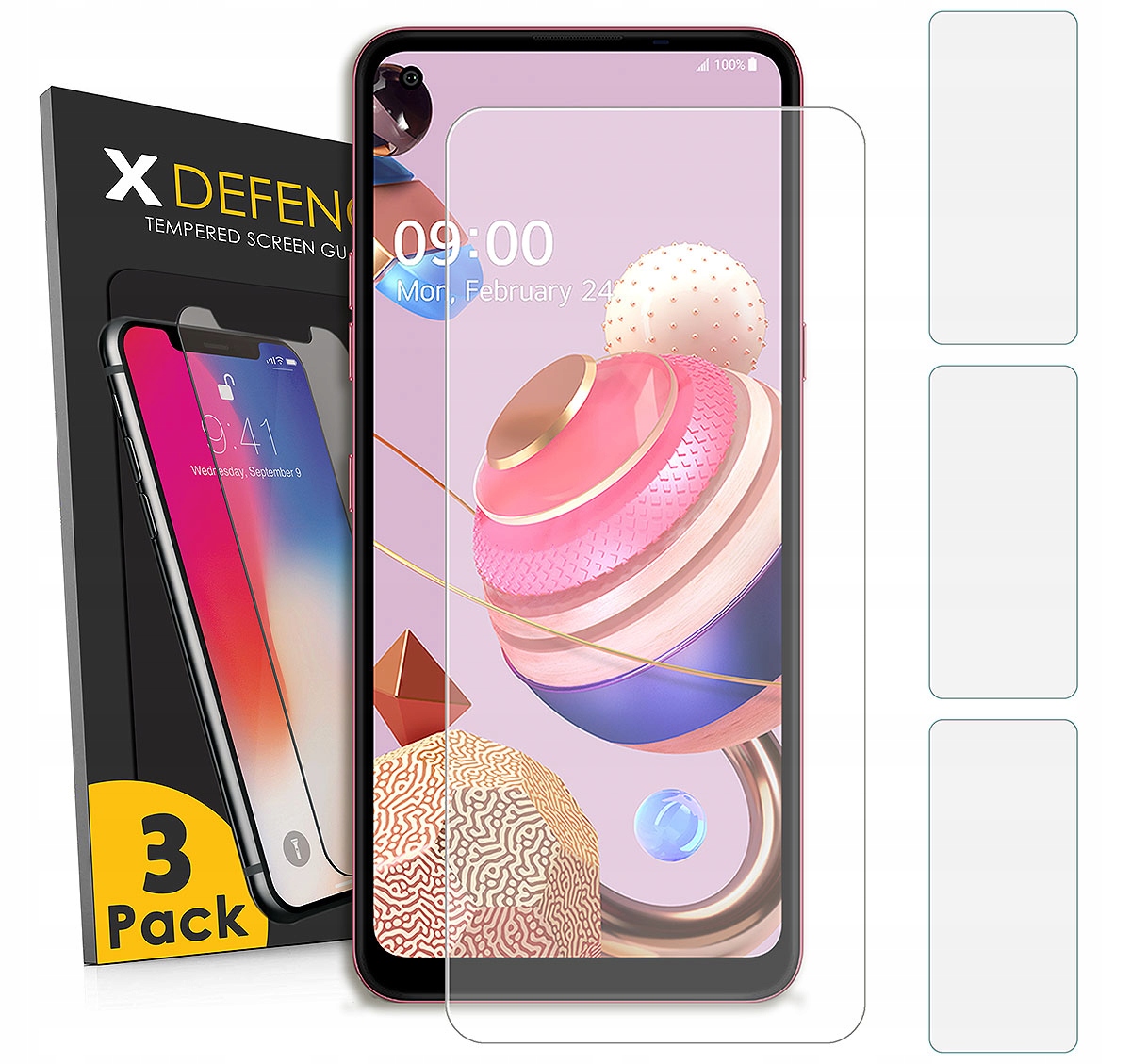 

3W1 Nietłukące Szkło Do Lg K51S