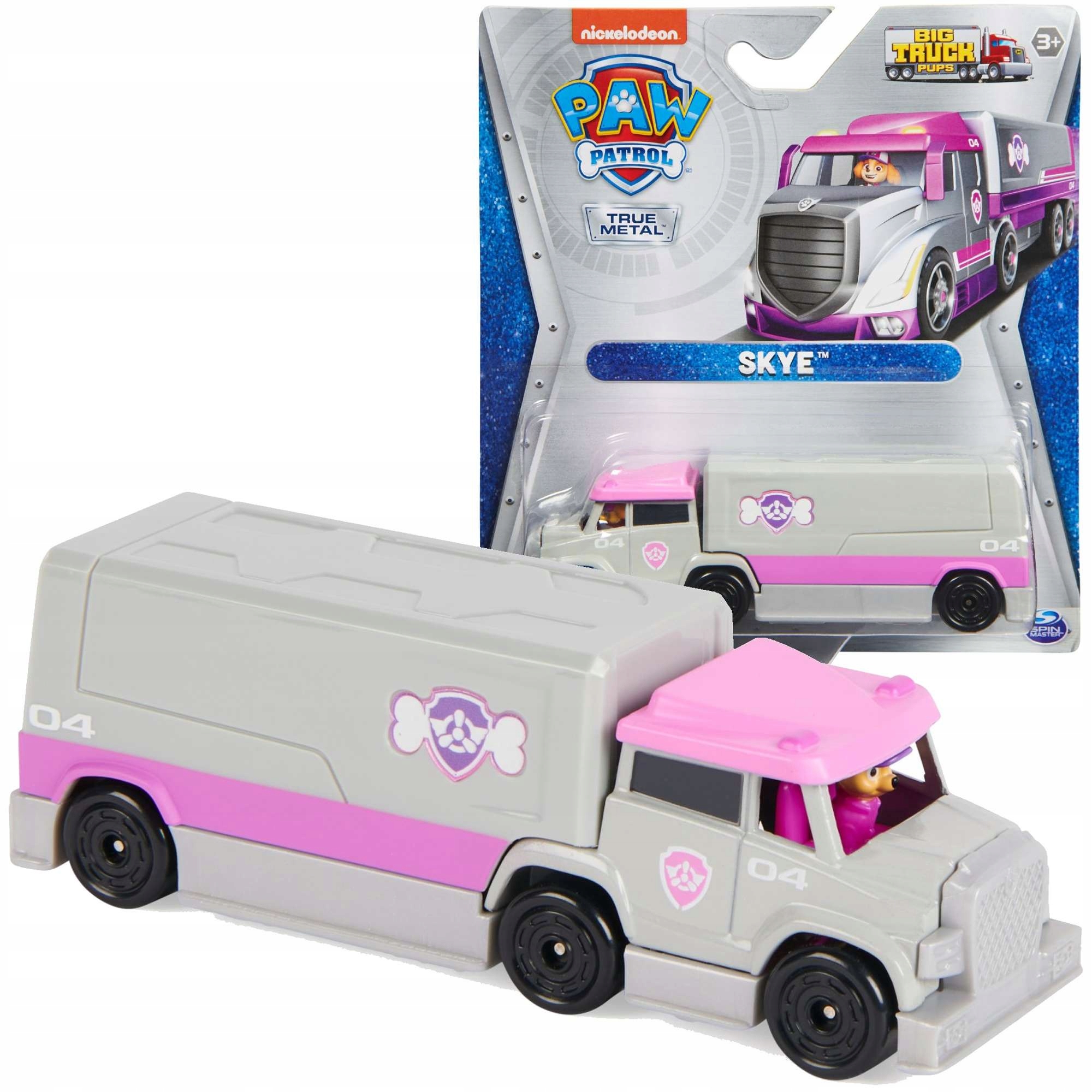 

Metalowa Mini Ciężarówka Psi Patrol Auto Skye