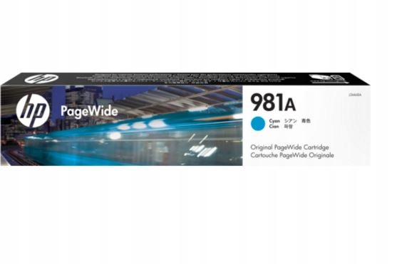Hp 981A azúrová atramentová kazeta, J3M68A