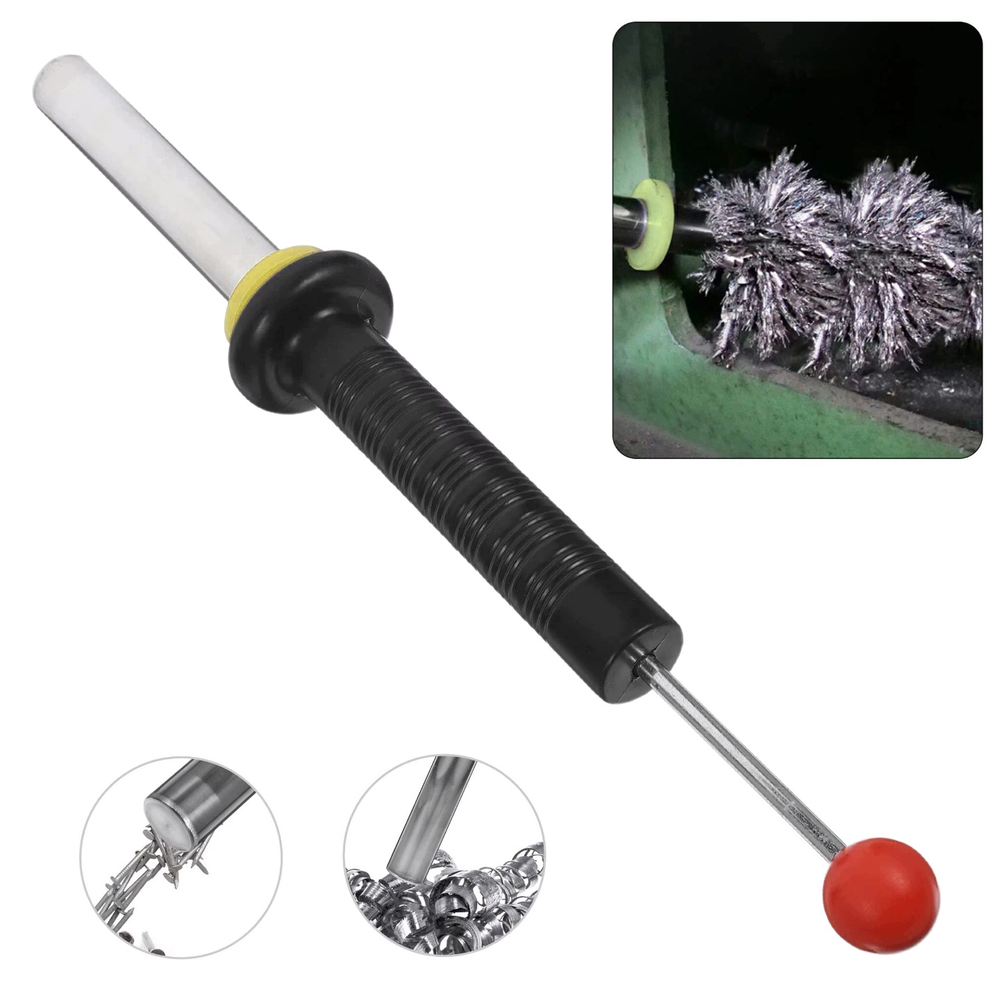 Magnetický sběrač třísek pilin Dlouhý 380 MM