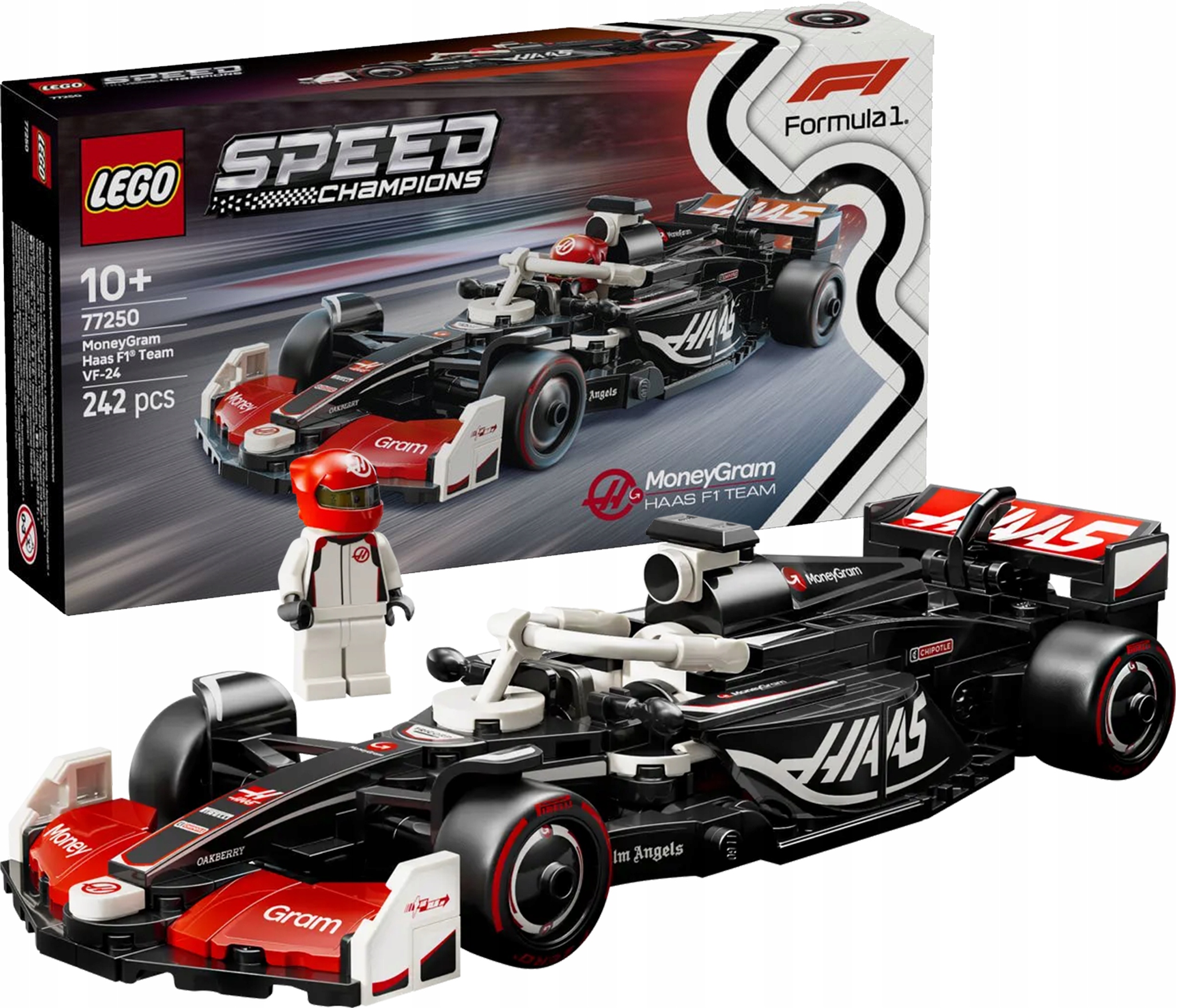 Lego Speed Champions Tým F1 Formule Haas VF-24 77250