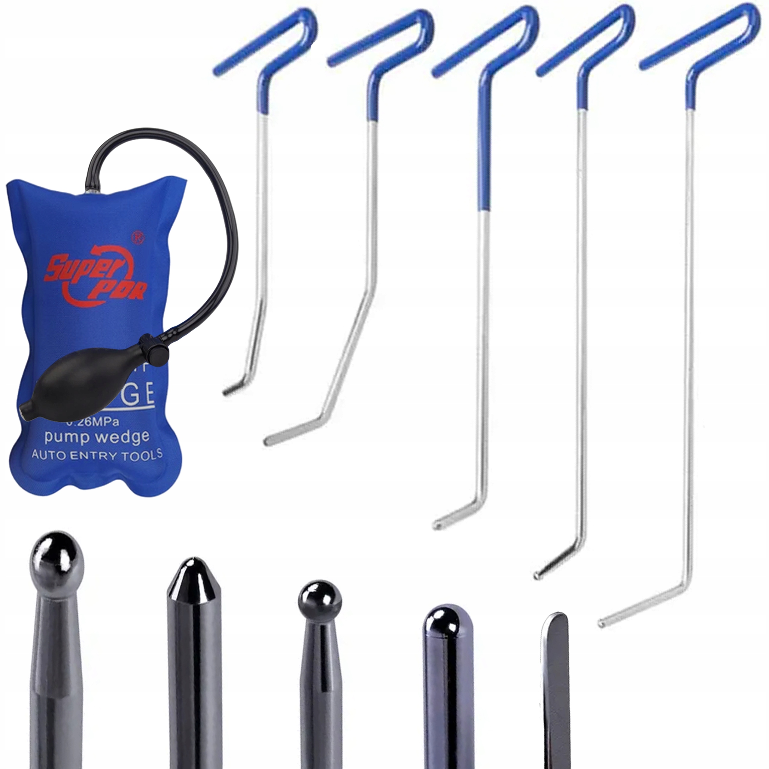 Nářadí Pdr Pro Odstraňování Promáčklin Sada Tyčí A Pák Polštář Pro Roztahování