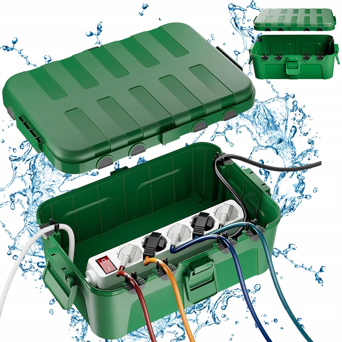 Zewnętrzna skrzynka elektryczna wodoodporna 34,5x24x12cm IP54