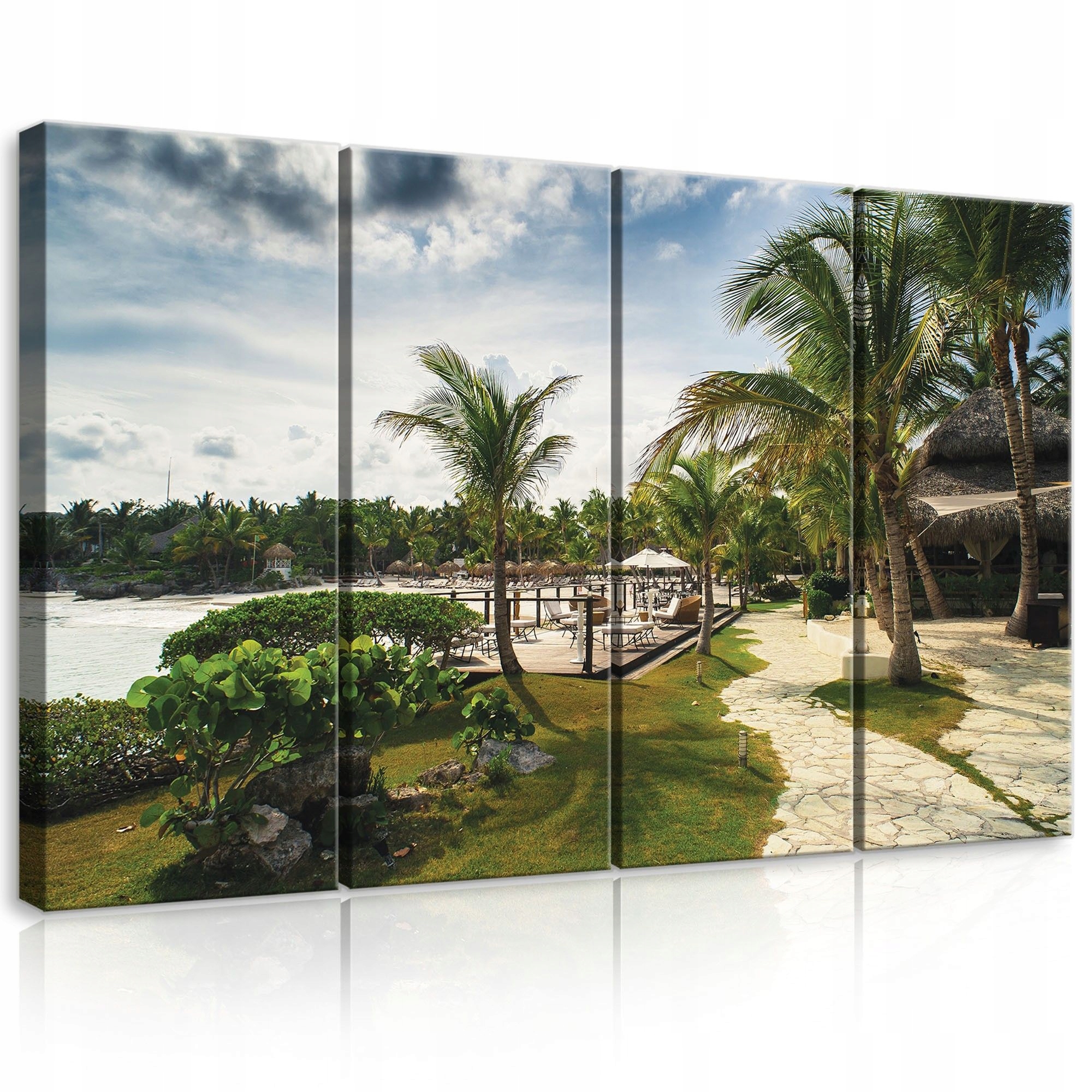 Obraz 120x80 Tropiki ráj dovolená moře oceán pláž slunce léto