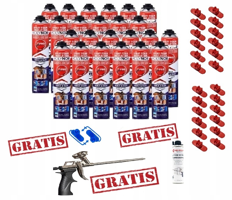 Polynor Pro izolační stříkací pěna pur Zateplení Podkroví Garáže