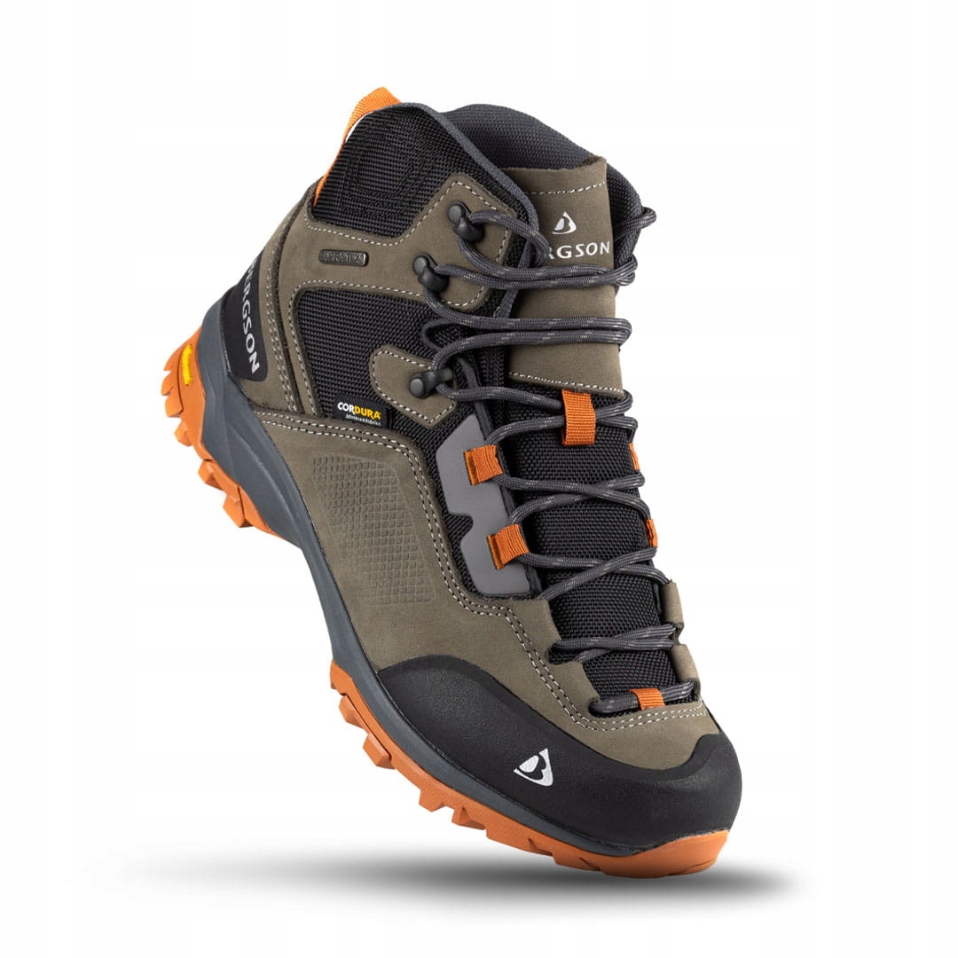 Buty Bergson Trekkingowe Moko MID Khaki/orange rozmiar 46