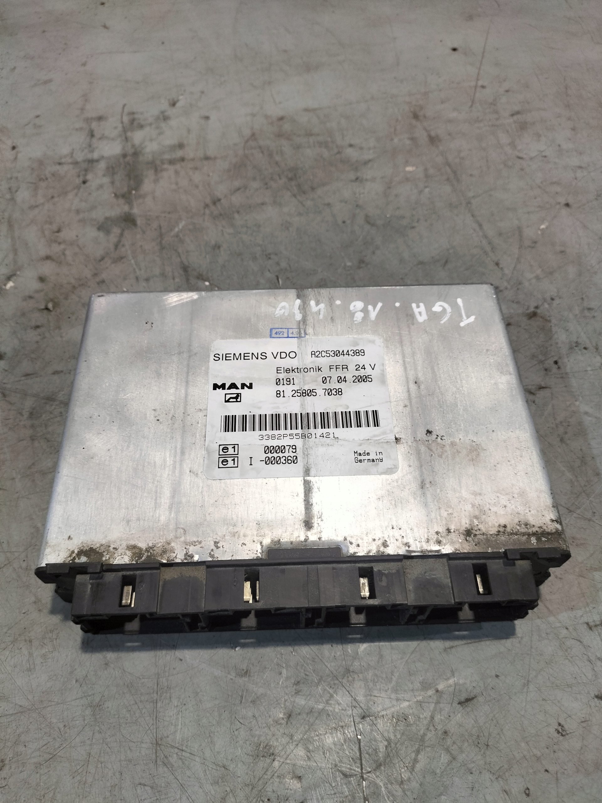 computer control unit FFR MAN TGA TGX 81258057038