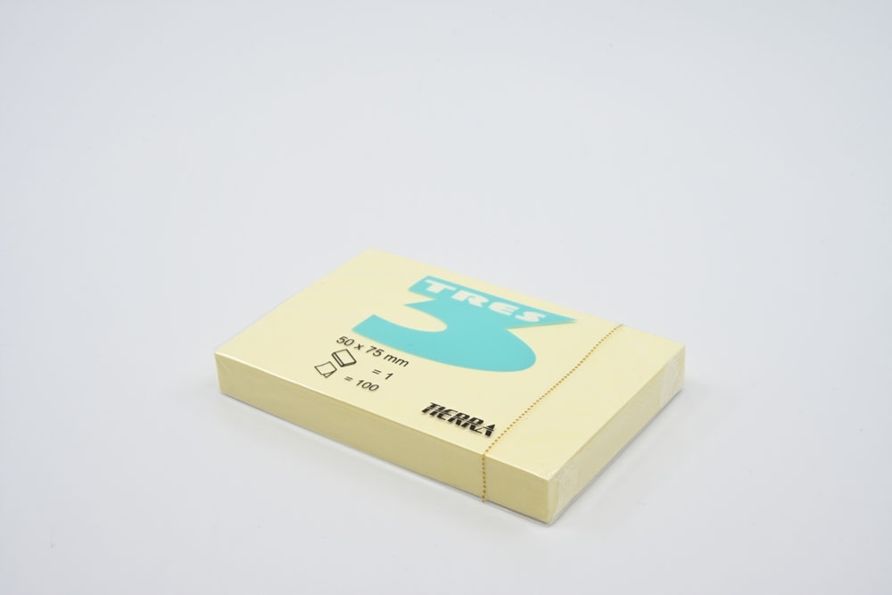 

Karteczki samoprzylepne Tres 50 x 75 mm 100 kartek