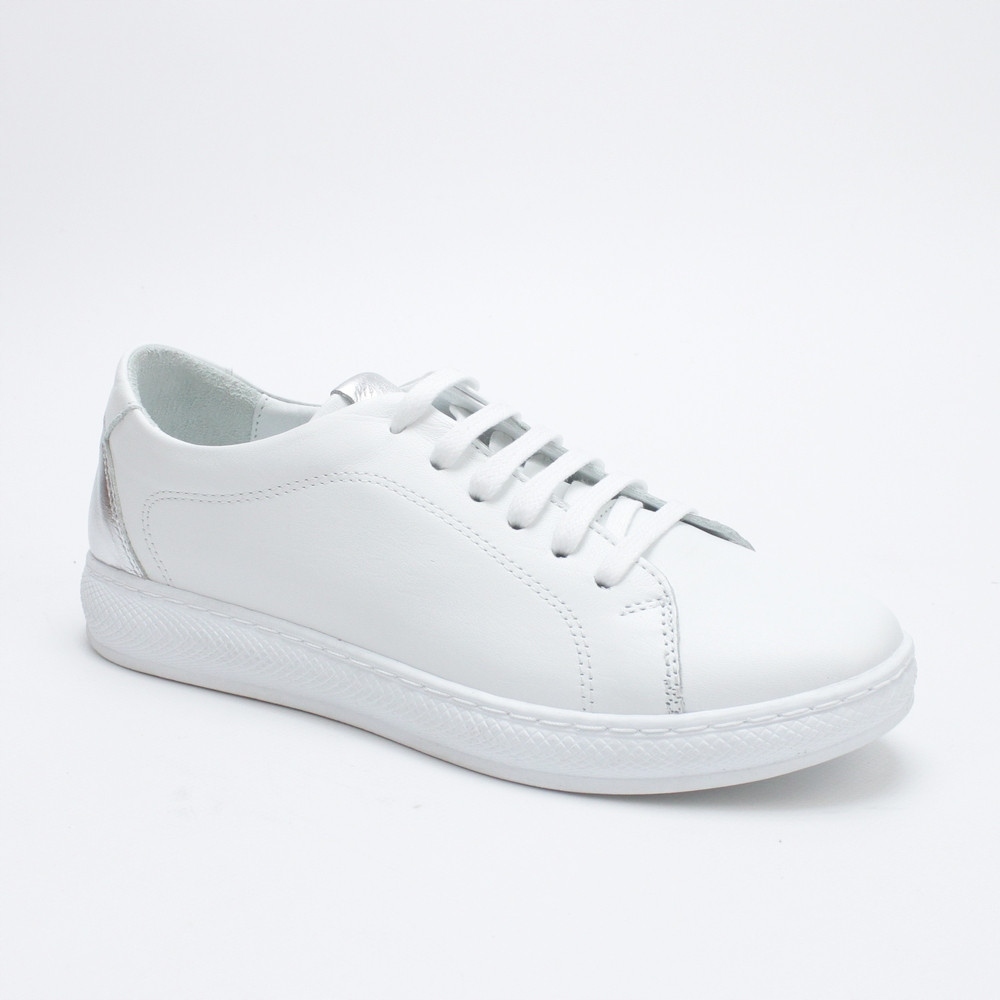 Loretta Vitale Z-01 Bílé Polobotky Kůže vel. 40