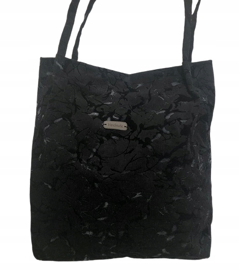 SZTRUKS TORBA WOREK TOREBKA SZHOPERKA CZARNA