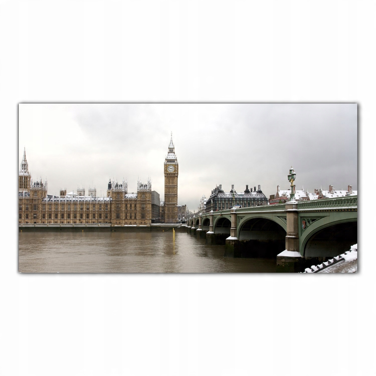 

Hartowany Obraz Szklany Śnieg Westminster 120x60