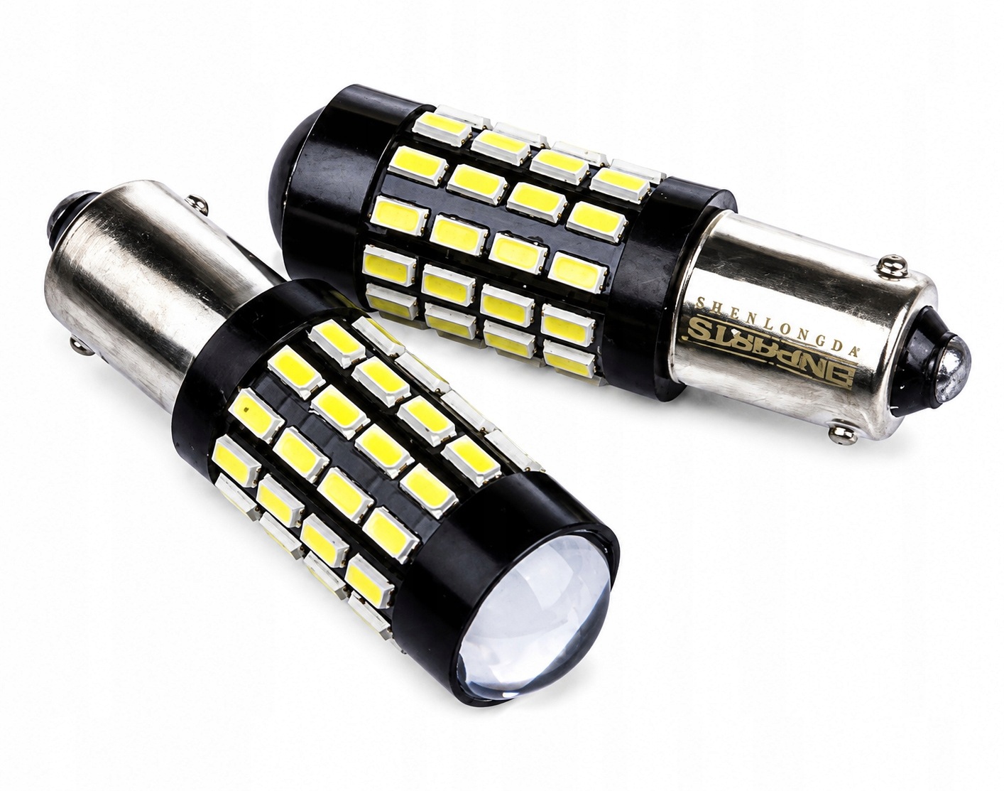 2x Żarówka H6W 54SMD 3014 Canbus 6000K biała Einparts