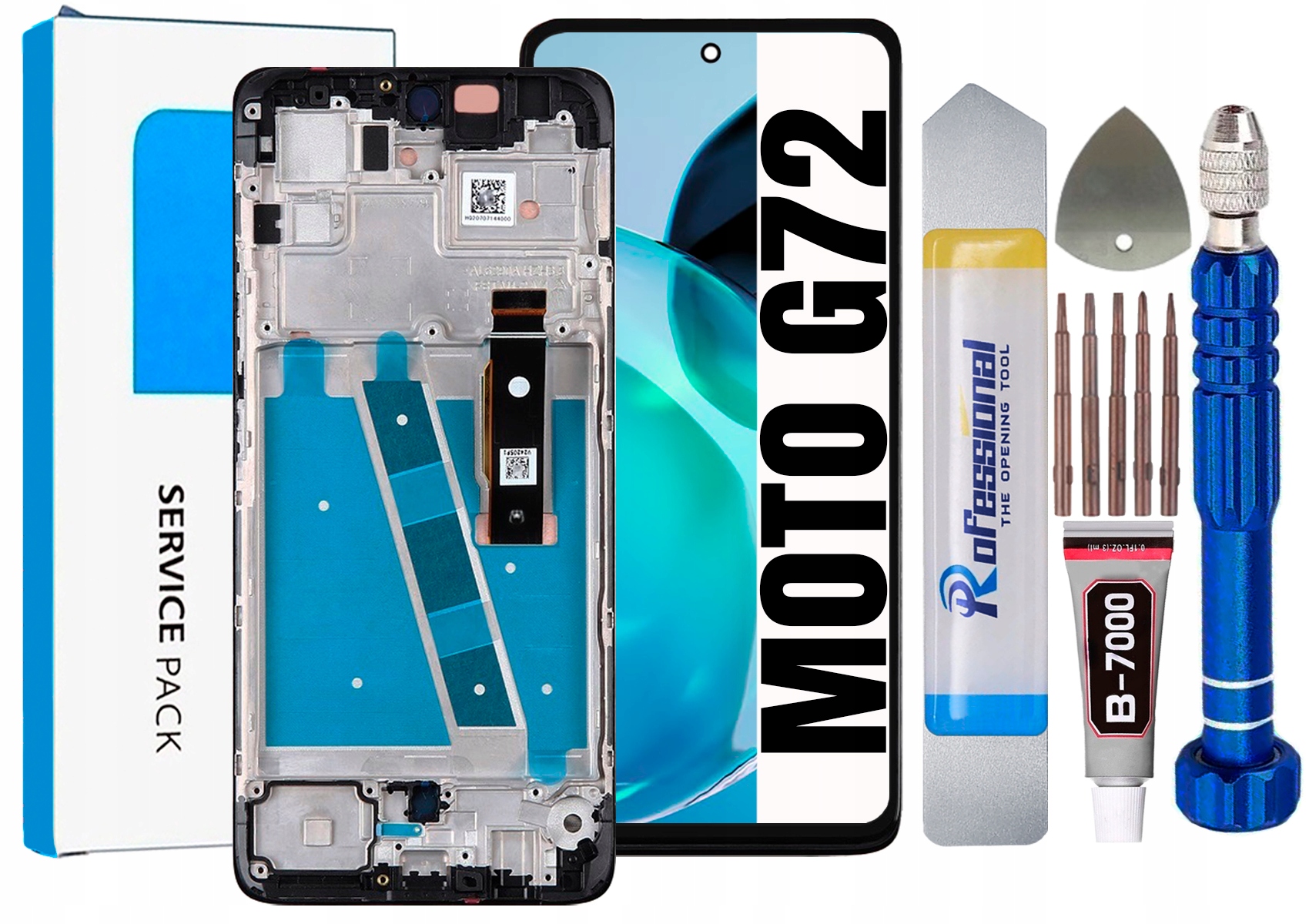 Displej Pro Motorola Moto G72 XT2255 Originální LCD Displej Rámeček