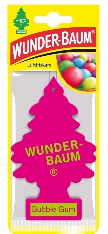 

Choinka zapach Wunder-Baum Bubble Gum