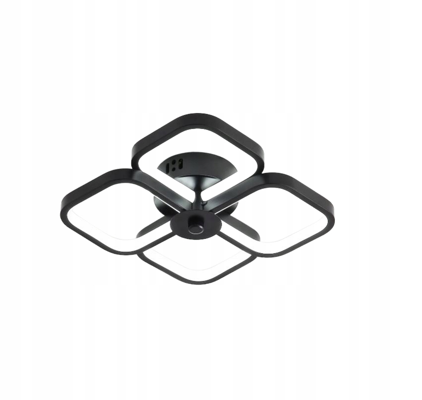 stropní svítidlo Led Závěsné Stropní Svítidlo Lustr Černý Minimalistický Neutrální