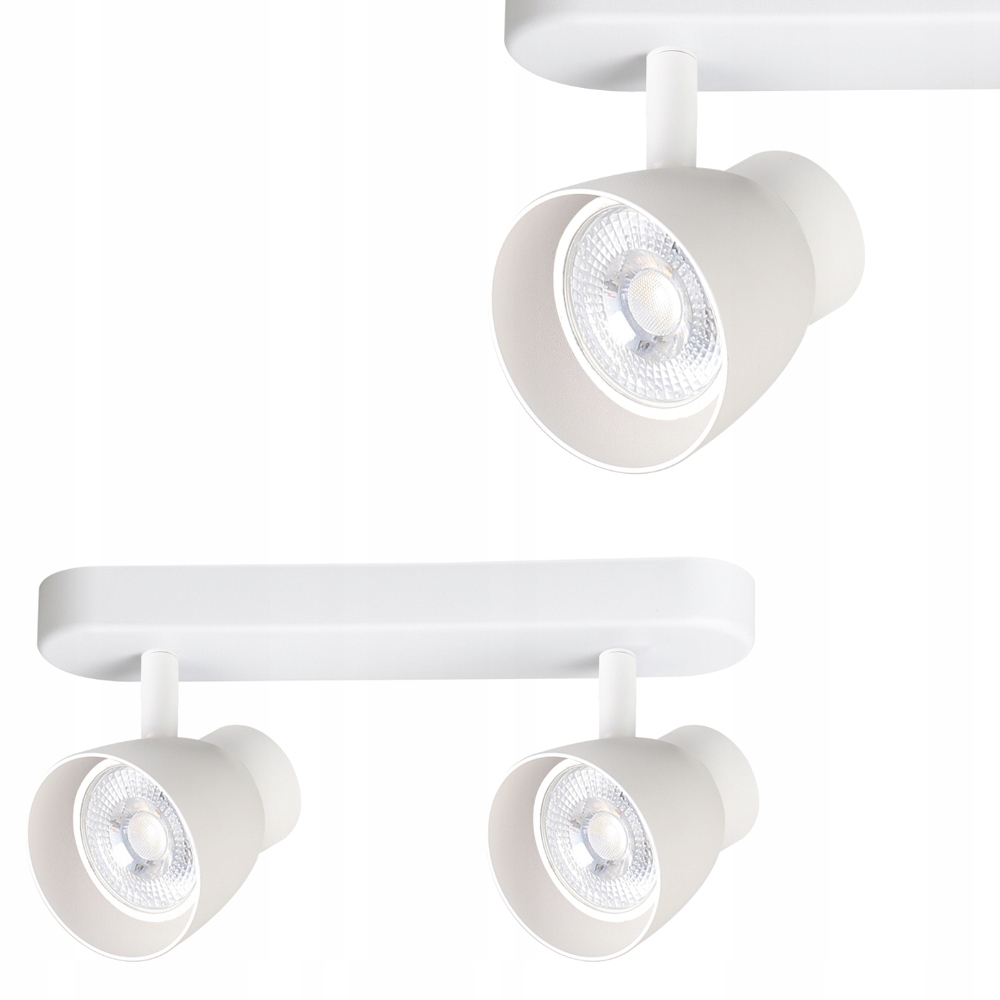 Stropní lišta s reflektory Dravo 2 spot bílá 2xGU10 Light Prestige