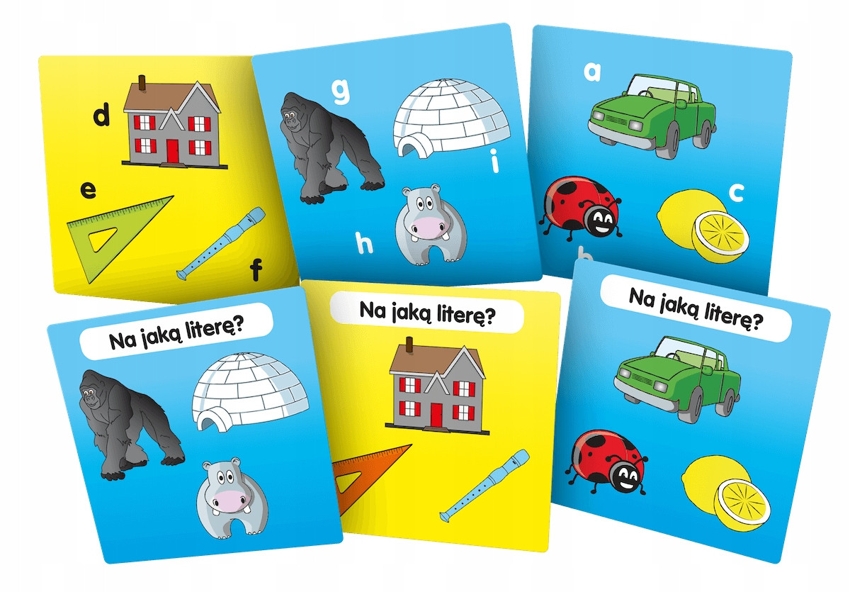 Poznaję Litery Zabawka Edukacyjna dla Dzieci Planszówki Dziecięce Gry