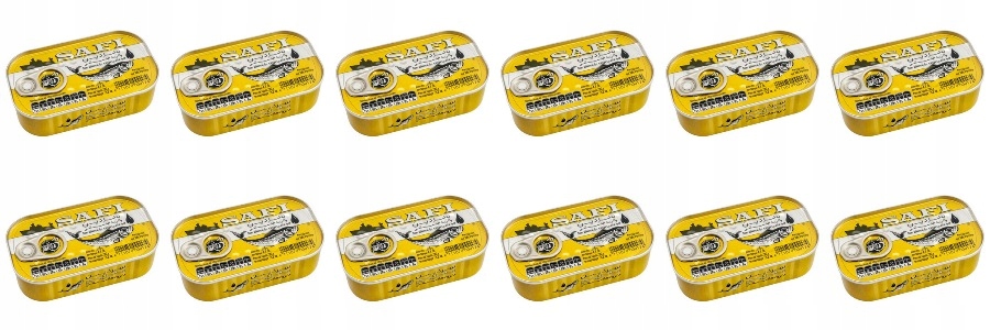 12x 125g Safi Sardynki w oleju