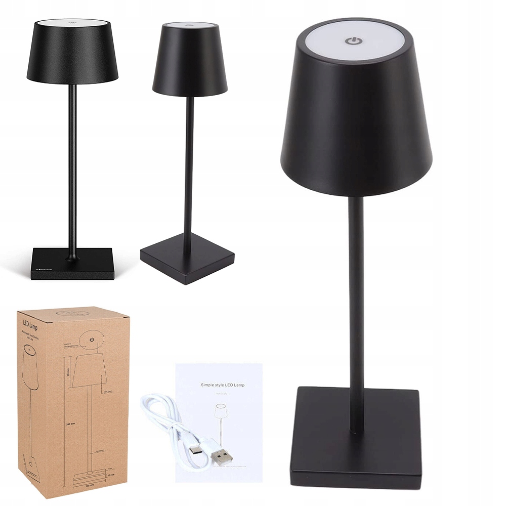 LAMPA LAMPKA DOTYKOWA STOŁOWA NOCNA BEZPRZEWODOWA