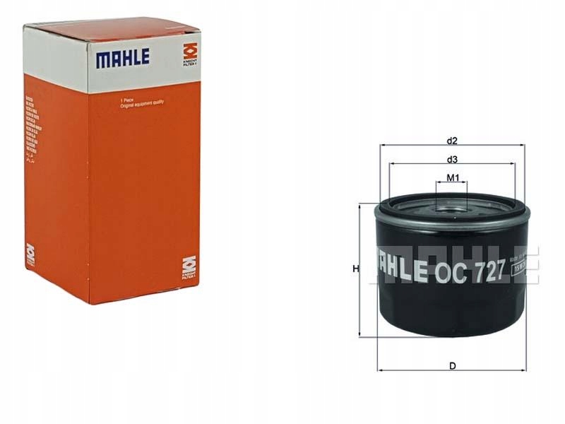 

Mahle Filtr Oleju Oc 727