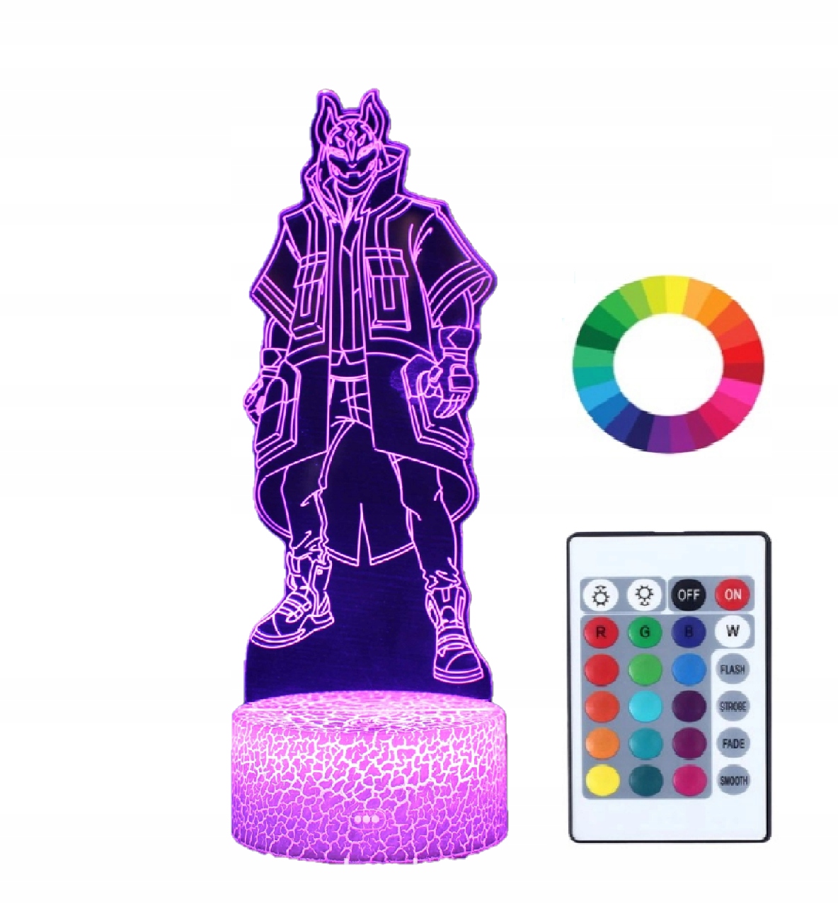 

Lampka Nocna Fortnite Omega 3D Led Imię Grawer