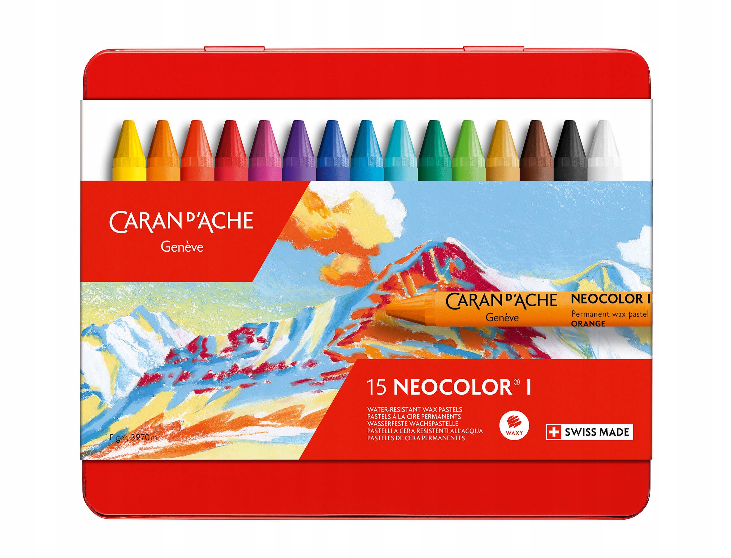 Pastelky Caran d'Ache Neocolor I 15 barev