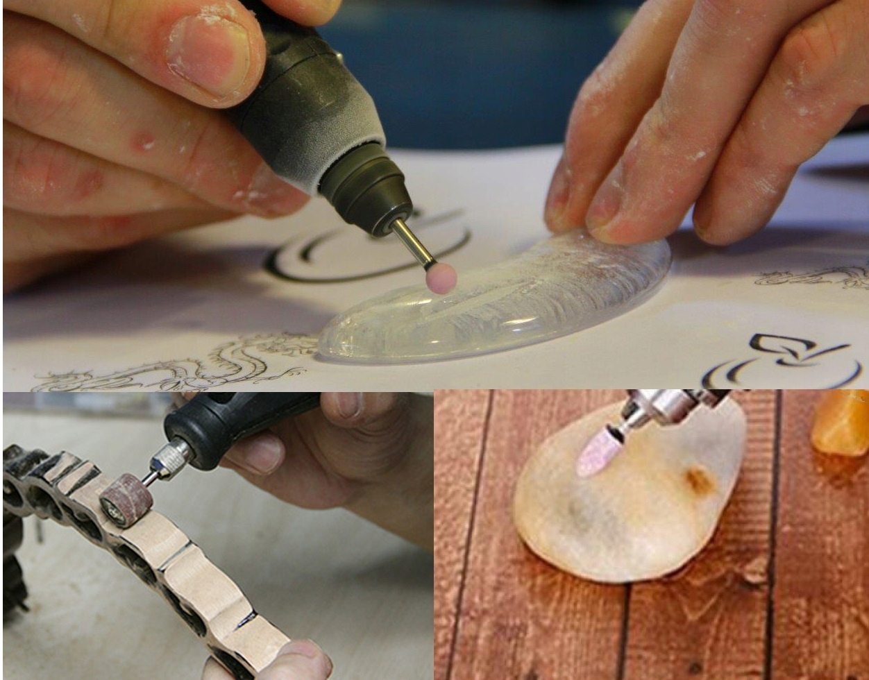 KAMIENIE ŚCIERNE BITY DO MINI WIERTARKI ZESTAW 5x Marka inna