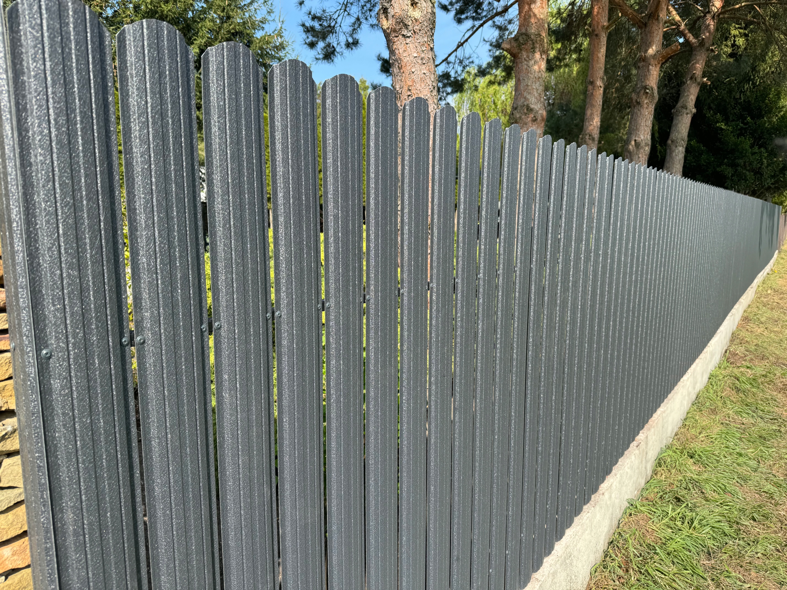 Sztacheta metalowa ogrodzeniowa diamond mat Brązowy Czekoladowy 20-145cm Marka inna