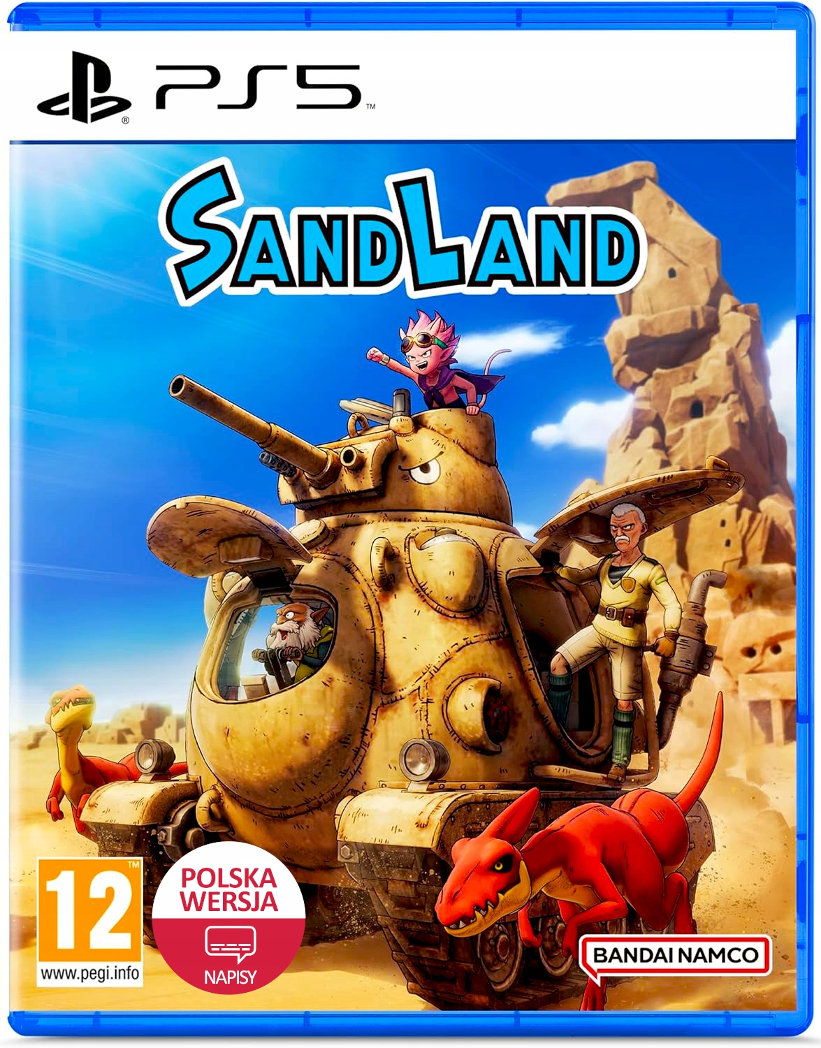 Sand Land PS5 PL Gra Akcji RPG Toriyama Pustynia Czołgi Anime Przygoda