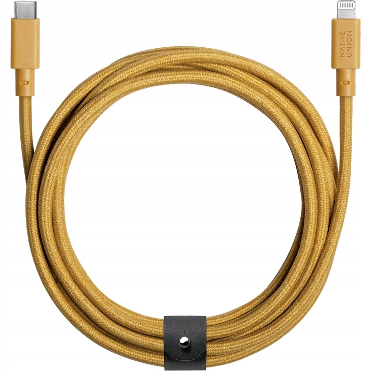 Kabel Usb-c Lightning MFi, Native Union Belt, 1.2 m, Pd 20W z oplotem mocny
