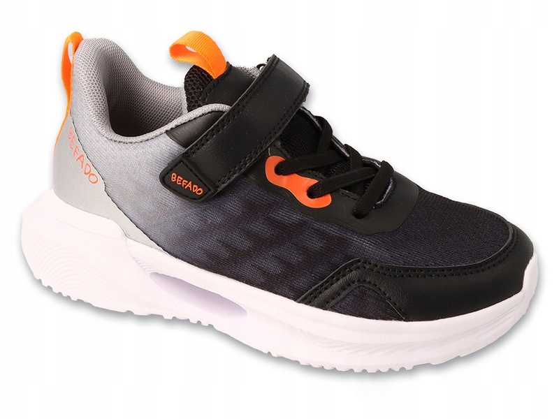 Buty dziecięce chłopięce Befado 516X396 sportowe na rzepy lekkie czarne 30