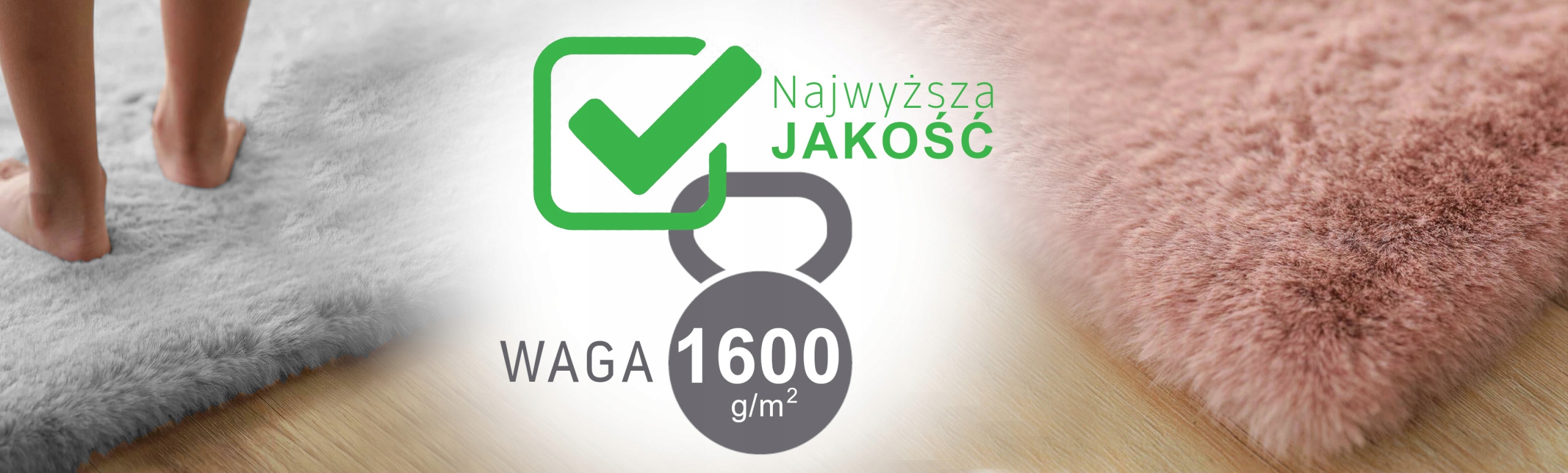 Jedwabisty Wysoki Dywan Rabbit 200x140 PLUSZOWY Beżowy Beige Kod producenta SHG-08484