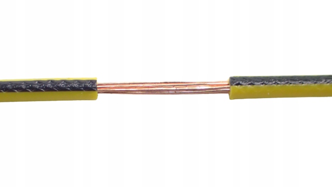 

Przewód Kabel Flry-b 1x0,5mm Żółto czarny 10m