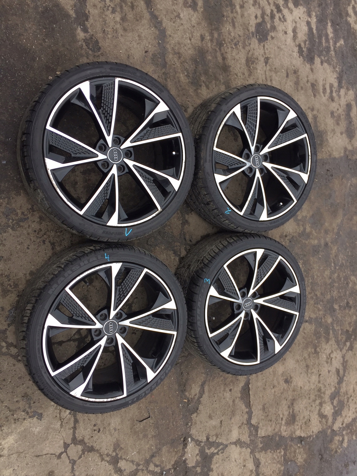 AUDI RS6 RS7 литые диски колеса 9JX20 ET30 5x112